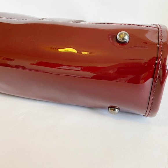 AIMEE Kestenberg Tote Bag Red Burgundy Nylon - Picture 5 of 12